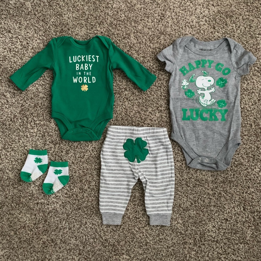 St Patty’s Day Bundle NB/0-3 months 🍀